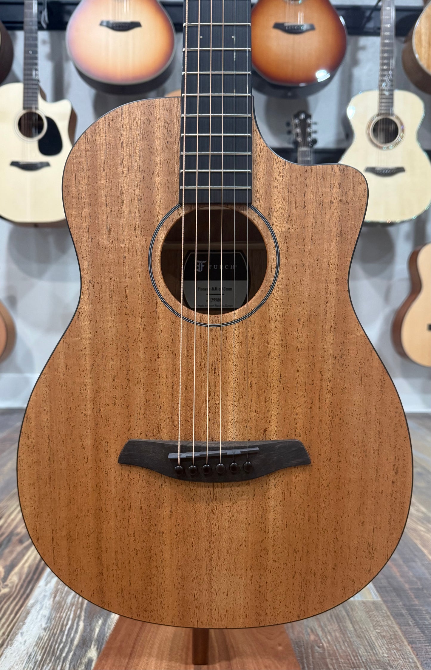 Furch Pioneer-MM 43 - African Mahogany Travel Acoustic Guitar 43mm (1 11/16") nut width