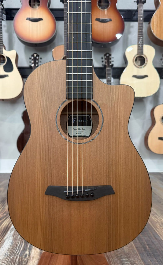 Furch Pioneer-CM 43 - Western Red Cedar/African Mahogany Travel Acoustic Guitar **43mm / 1 11/16" nut width** **CNR Active Kit included** #137412