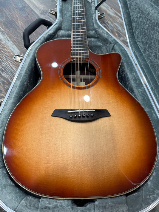 Furch Master's Choice Orange OMc-SR SPA SB Sunburst Sikta Spruce over Indian Rosewood LR Baggs Stage Pro Anthem Hardshell Case