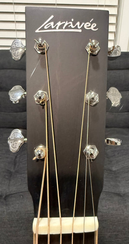 Larrivee T-40-MH Spruce/Mahogany Short Scale, Small Body Travel Guitar