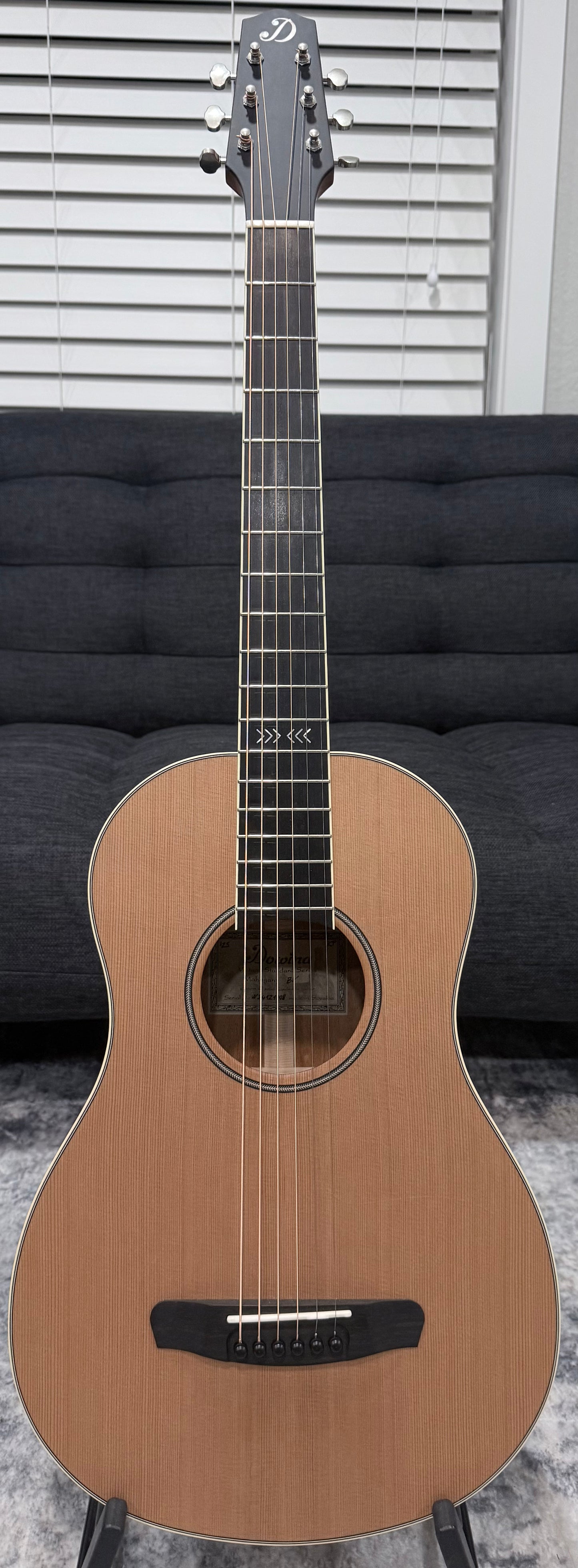 Dowina Mahogany Bona Vida - Cedar/Mahogany Parlor Sized Acoustic Guitar with Hardshell Case