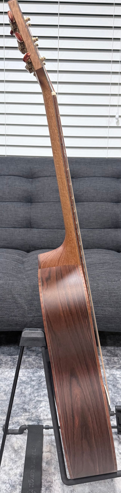 Dowina Cocobola Bona Vida Acoustic Guitar Old Stock Sitka/Cocobolo Parlor Sized with Custom Italian Hardshell Case