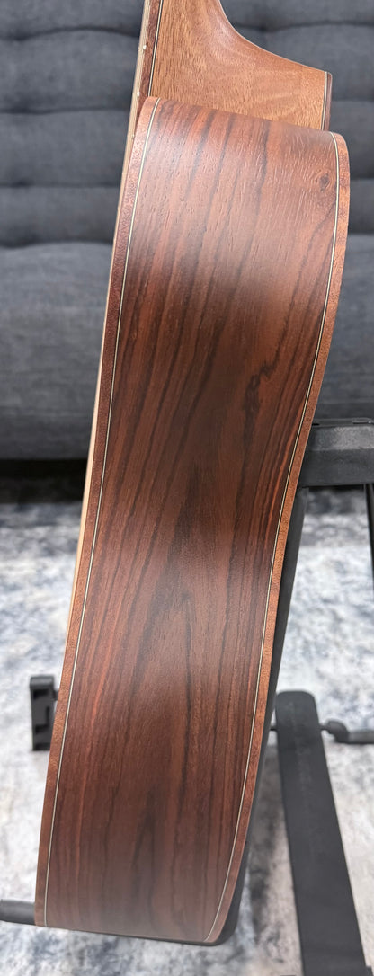 Dowina Cocobola Bona Vida Acoustic Guitar Old Stock Sitka/Cocobolo Parlor Sized with Custom Italian Hardshell Case