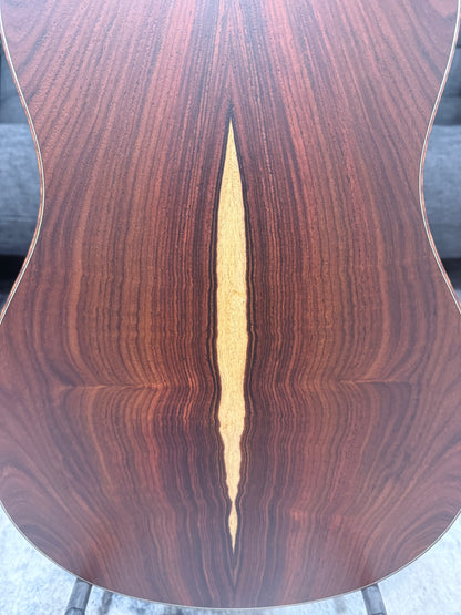 Dowina Cocobola Bona Vida Acoustic Guitar Old Stock Sitka/Cocobolo Parlor Sized with Custom Italian Hardshell Case