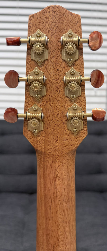Dowina Cocobola Bona Vida Acoustic Guitar Old Stock Sitka/Cocobolo Parlor Sized with Custom Italian Hardshell Case