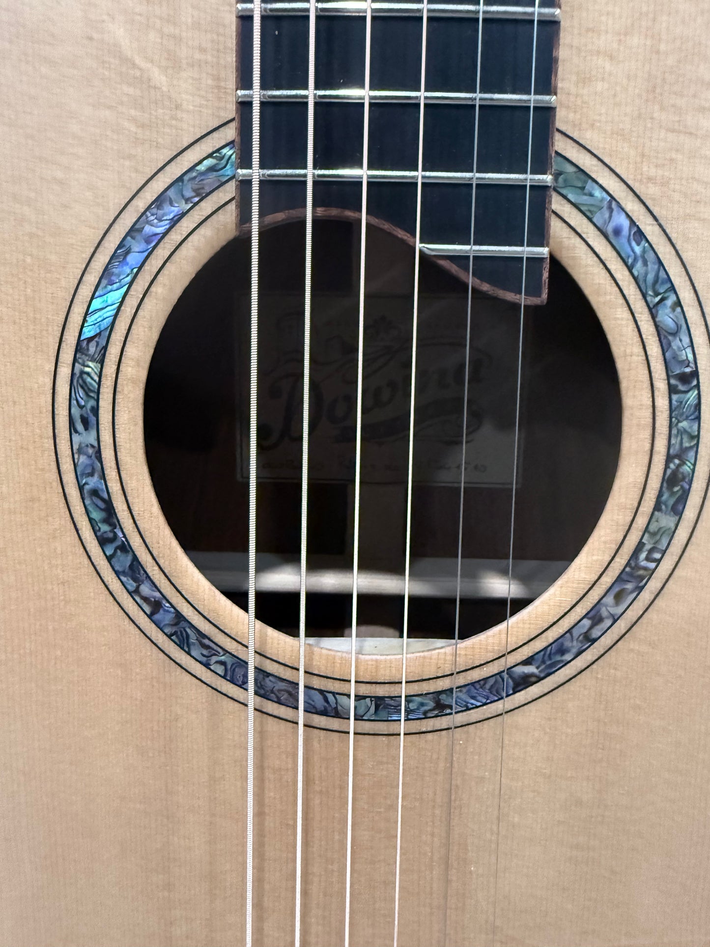 Dowina Cocobola Bona Vida Acoustic Guitar Old Stock Sitka/Cocobolo Parlor Sized with Custom Italian Hardshell Case