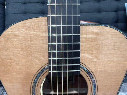 Dowina Aura - Old Stock Sitka Bearclaw Spruce/Macacuba with LR Baggs Anthem and custom Italian Hardshell Case
