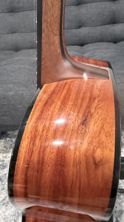 Dowina Aura - Old Stock Sitka Bearclaw Spruce/Macacuba with LR Baggs Anthem and custom Italian Hardshell Case