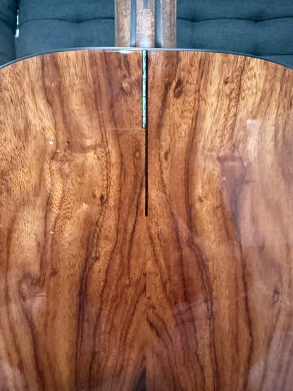 Dowina Aura - Old Stock Sitka Bearclaw Spruce/Macacuba with LR Baggs Anthem and custom Italian Hardshell Case
