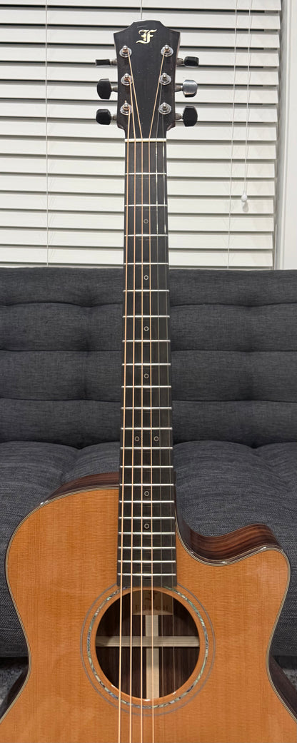 Furch Yellow Gc-CR SPA - (New old stock) Master's Choice Western Red Cedar over Indian Rosewood /w Hardshell case LR Baggs StagePro Anthem