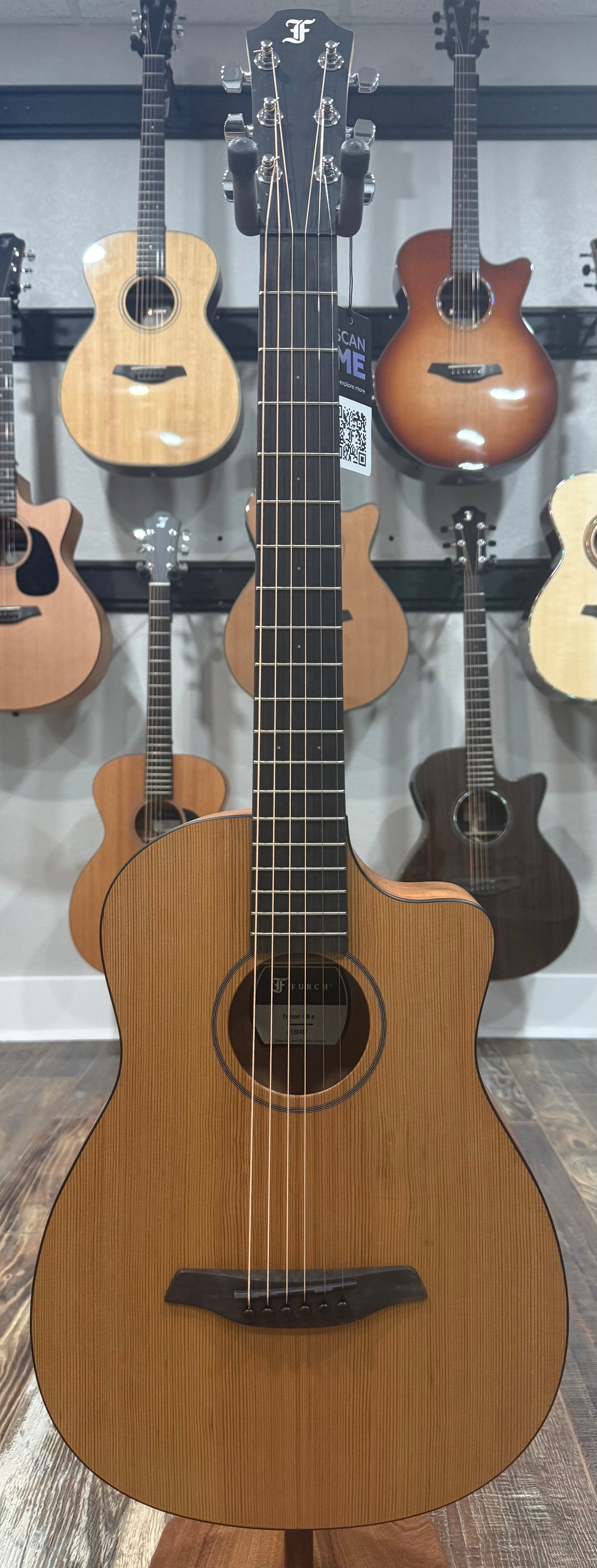 Furch Pioneer-CM - Cedar/Mahogany Travel Acoustic Guitar #138487