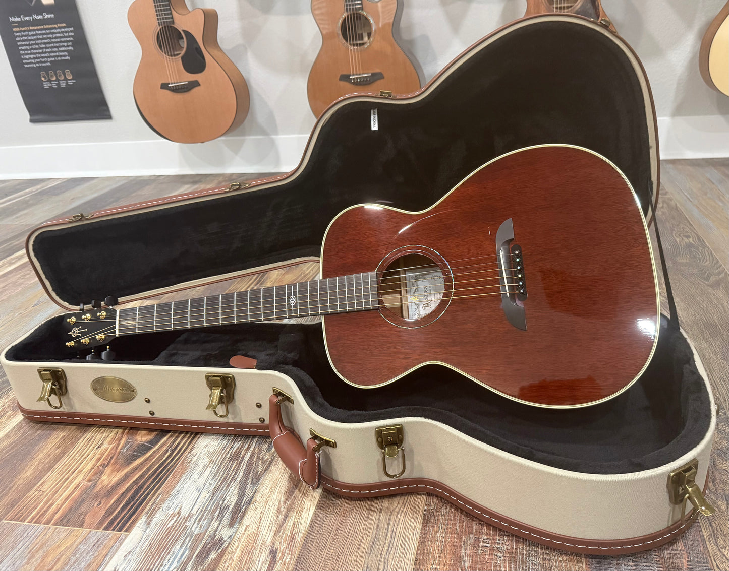 Alvarez Yairi FYM66HD - All Honduran Mahogany #77678