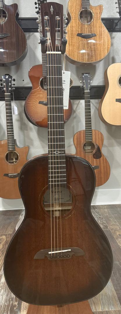 Alvarez Masterworks MP66e Shadowburst - All Mahogany Parlor Acoustic Electric Guitar