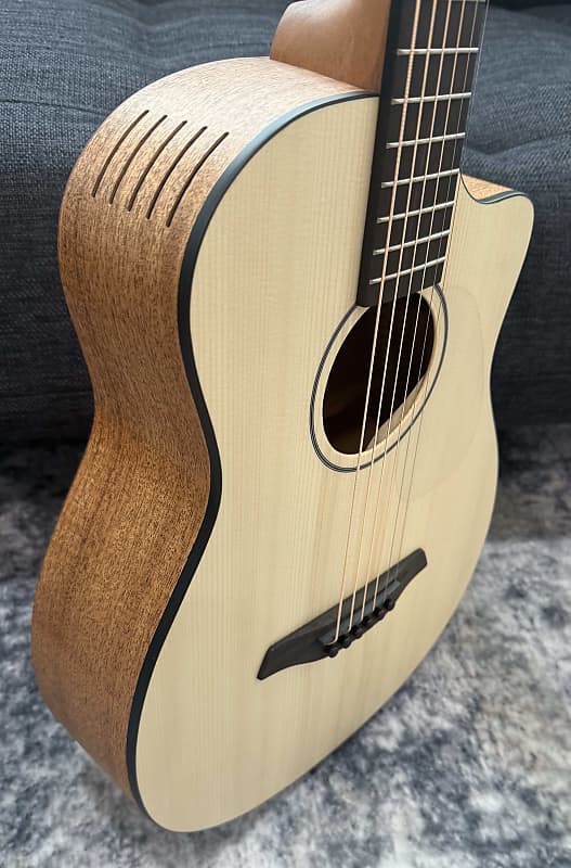 Furch Pioneer-EM 43 VTC - Engelmann Spruce/African Mahogany Travel Acoustic Guitar