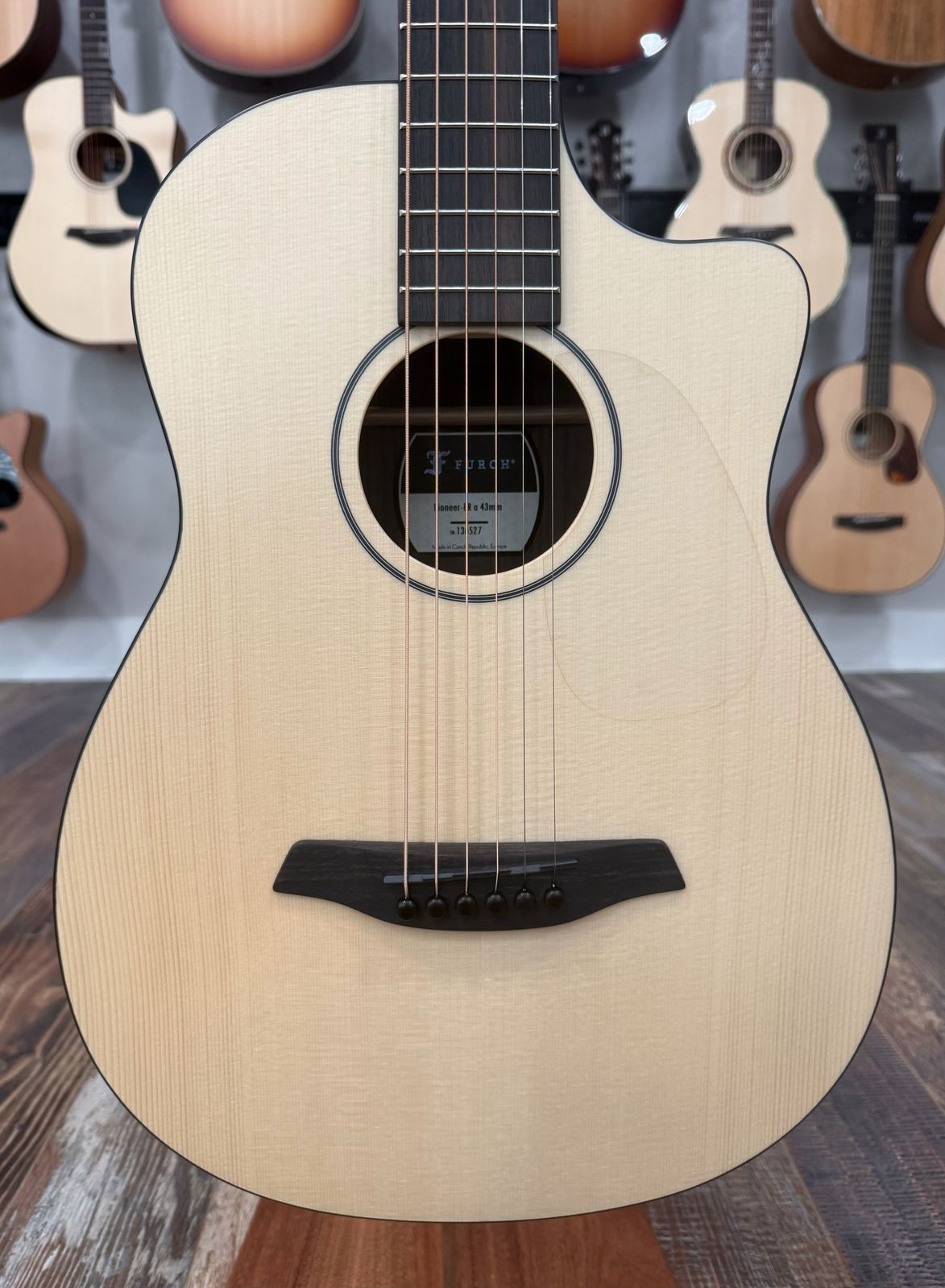 Furch Pioneer-ER 43 - Engelmann Spruce/India Rosewood Travel Acoustic Guitar **43mm / 1 11/16" nut width** **CNR Active Kit included** #136527