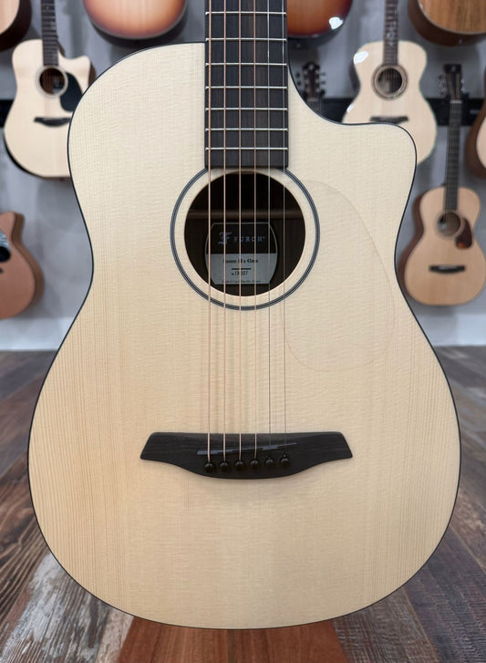 Furch Pioneer-ER 43 - Engelmann Spruce/India Rosewood Travel Acoustic Guitar **43mm / 1 11/16" nut width** **CNR Active Kit included** #136527