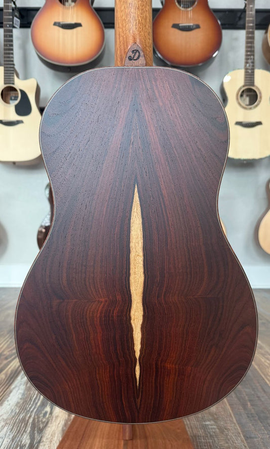 Dowina Cocobola Bona Vida Parlor Acoustic Guitar Old Stock Sitka/Cocobolo with Hardshell Case
