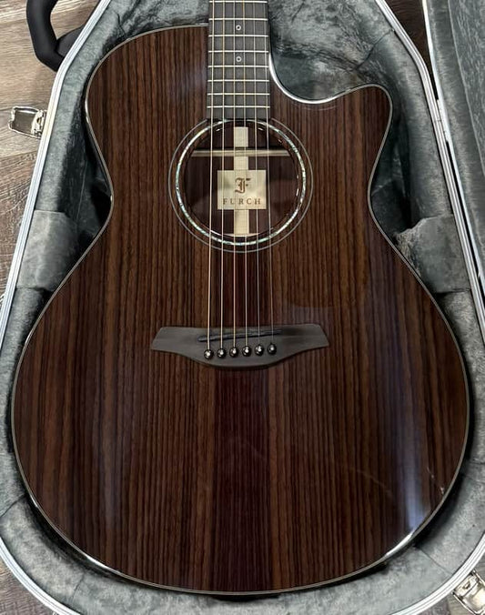 Furch Dark Yellow Gc-RR SPA - (New old stock - huge value) All Indian Rosewood, LR Baggs Stagepro Anthem w/ Hardshell Case