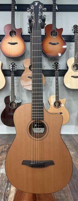 Furch Pioneer-CM 43 - Western Red Cedar/African Mahogany Travel Acoustic Guitar **43mm / 1 11/16" nut width** **CNR Active Kit included** #137412