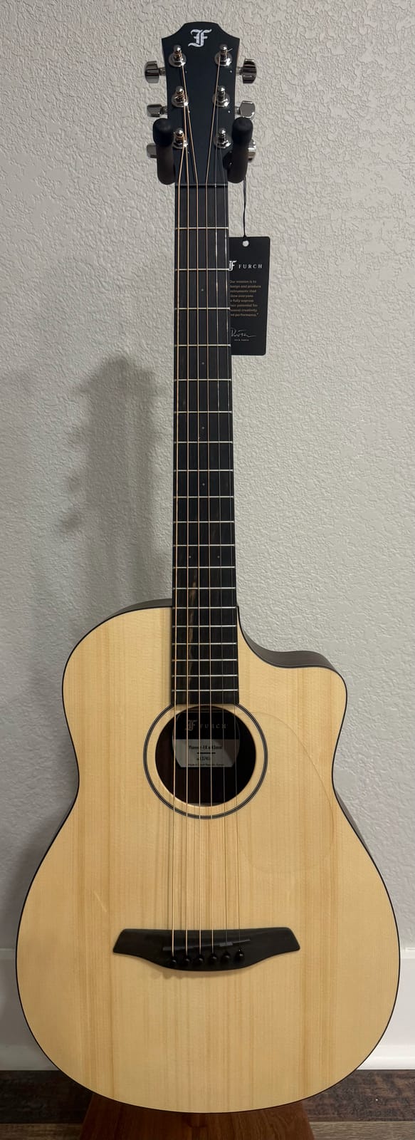 Furch Pioneer-ER 43 - Engelmann Spruce/India Rosewood Travel Acoustic Guitar **43mm / 1 11/16" nut width** **CNR Active Kit included** #137416