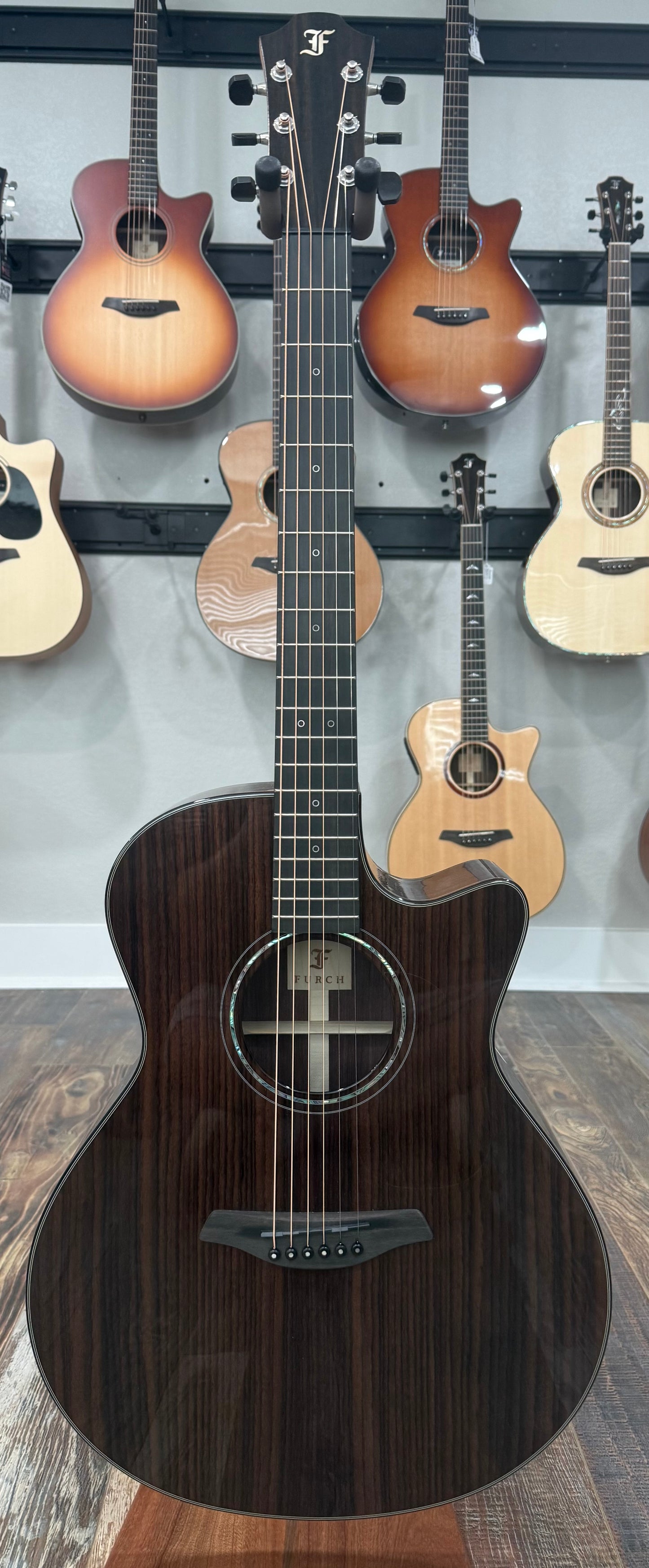 Furch Dark Yellow Gc-RR SPA - (New old stock - huge value) All Indian Rosewood, LR Baggs Stagepro Anthem w/ Hardshell Case
