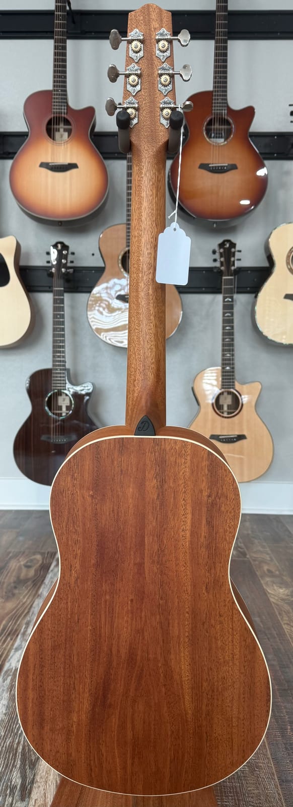 Dowina Mahogany Bona Vida - Cedar/Mahogany Parlor Sized Acoustic Guitar with Hardshell Case