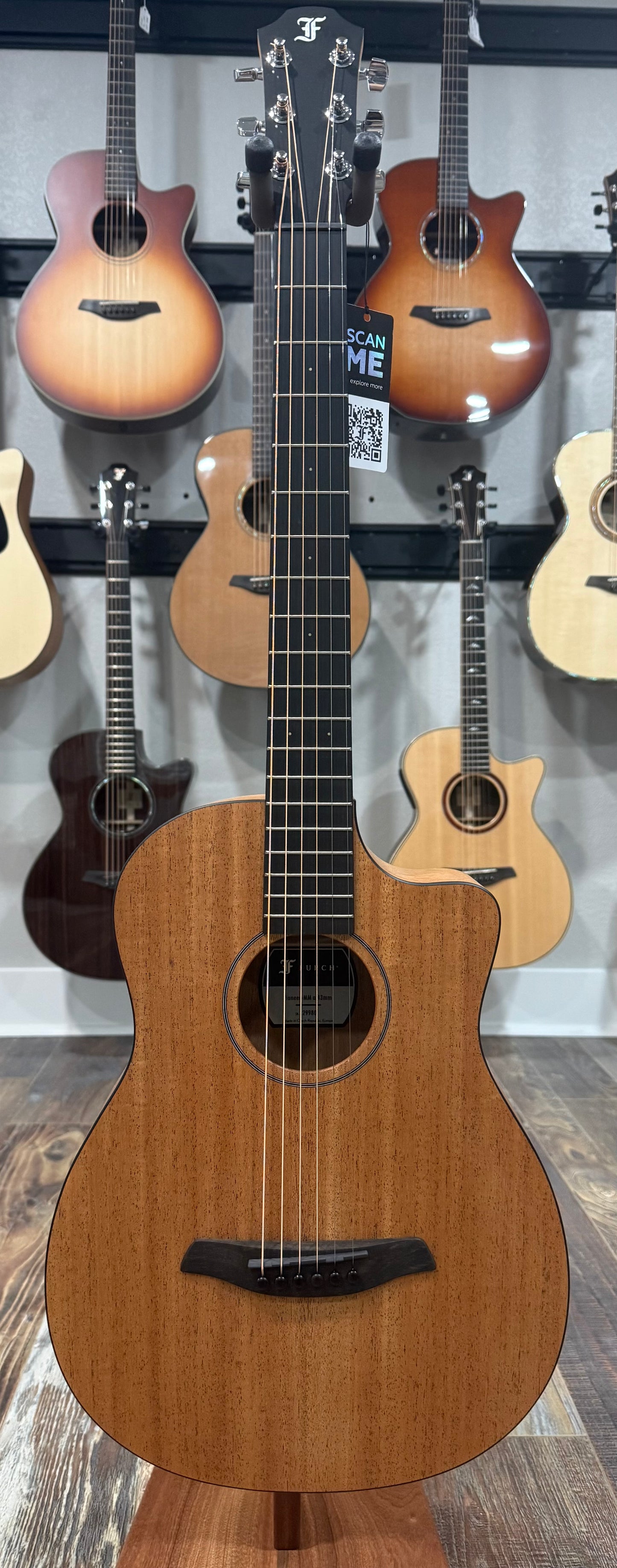 Furch Pioneer-MM 43 - African Mahogany Travel Acoustic Guitar 43mm (1 11/16") nut width