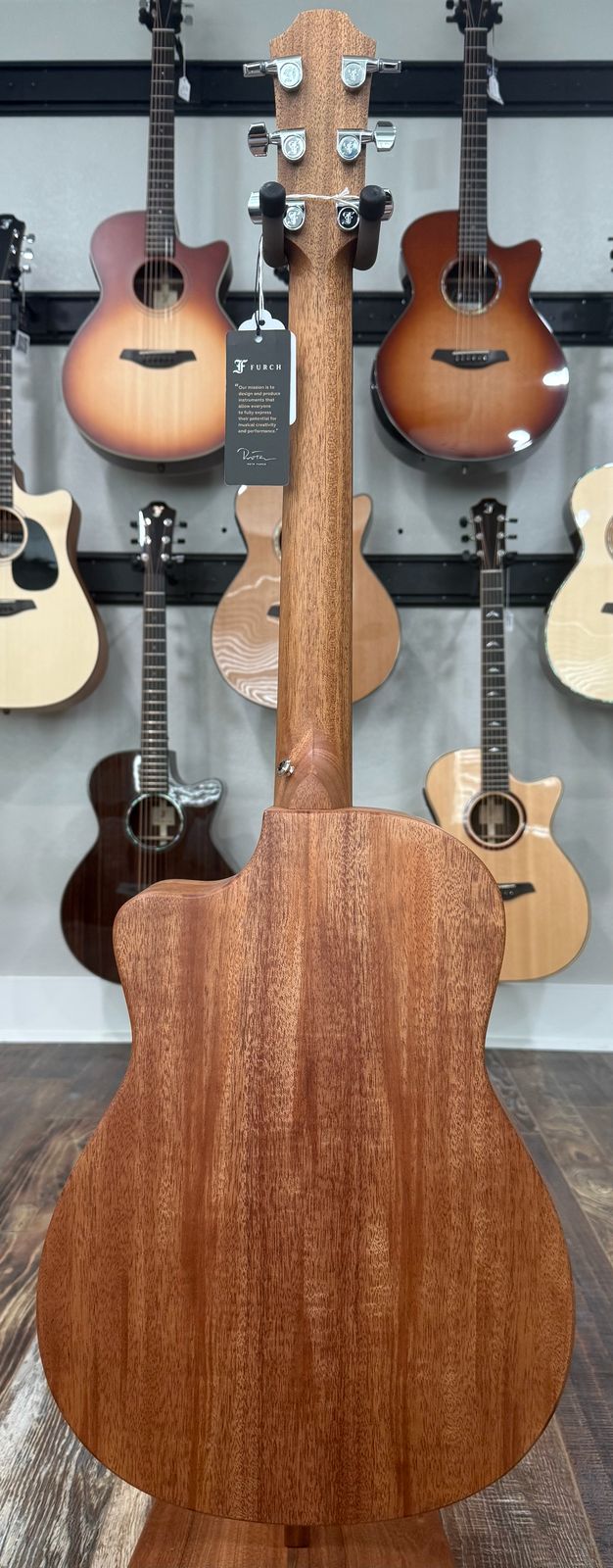 Furch Pioneer-EM 43 Engelmann Spruce/African Mahogany Travel Size Cutaway Acoustic Guitar 1 11/16" / 43mm Nut Width w/ Bag