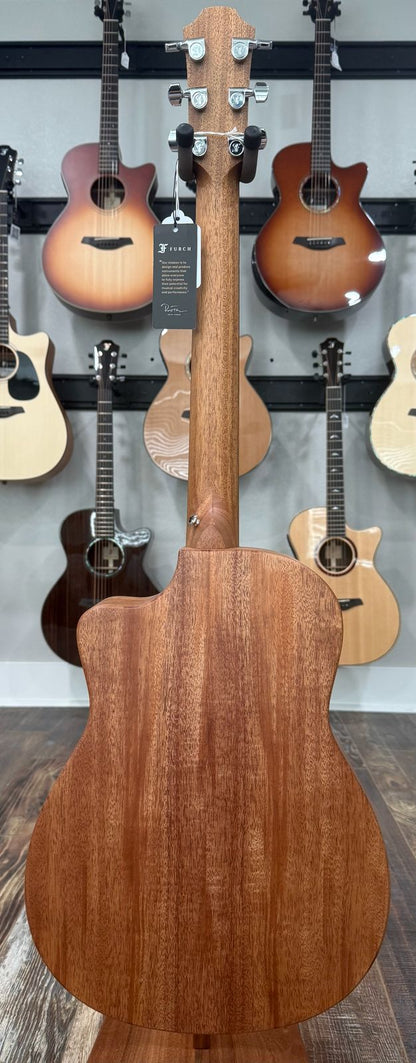 Furch Pioneer-EM 43 Engelmann Spruce/African Mahogany Travel Size Cutaway Acoustic Guitar 1 11/16" / 43mm Nut Width w/ Bag