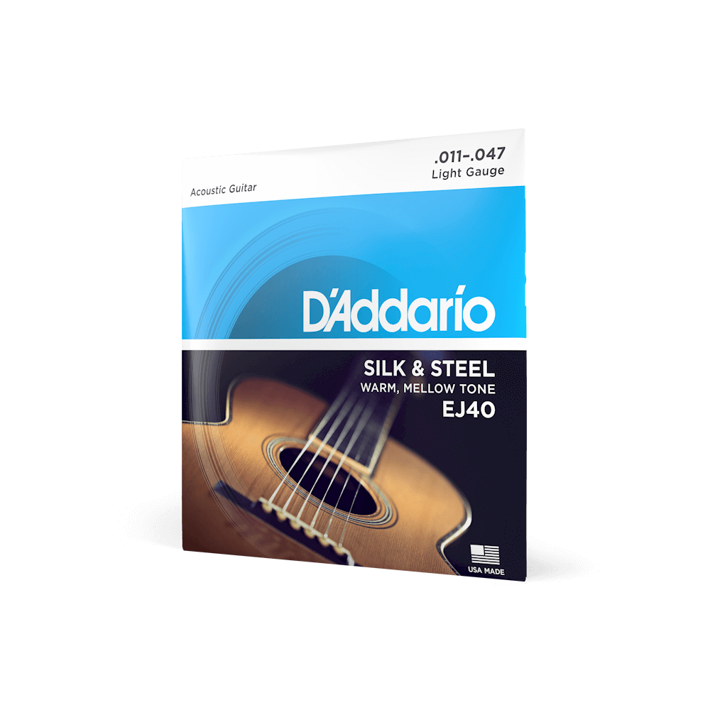 D'Addario Silk & Steel Acoustic Guitar Strings